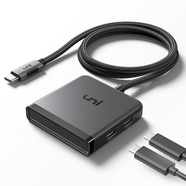 USB C Hub, uni 4 Ports USB C Splitter USB C to USB C Hub