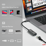 USB-C naar Ethernet-adapter 1G | SNEL
