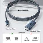 Cable USB-C a HDMI 8K | PANTALLA ++