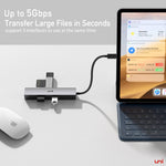USB 3.0 Ports in USB-C Hub | uni