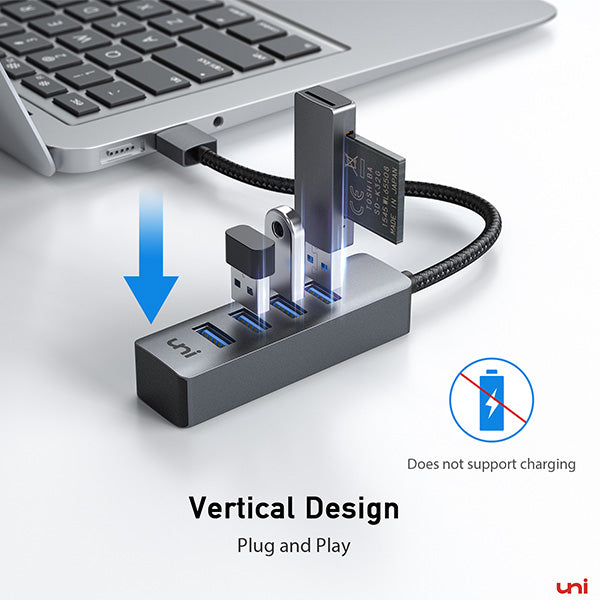 USB-A Hub (4 in 1) | USB 3.0 - uni USB-A Hub (4 in 1) | USB 3.0 - uni