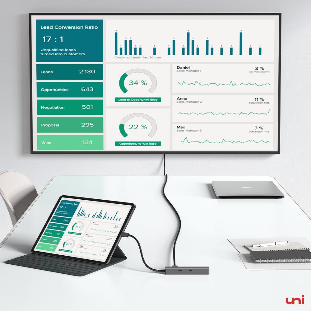 Concentrador USB-C (6 en 1) | PD | Sueños