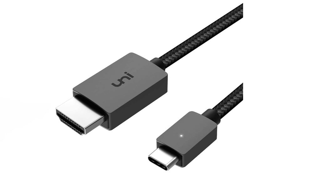 uni USB C to HDMI Cable for Home Office 6ft (4K@60Hz), USB Type C to HDMI  Cable, Thunderbolt 4/3 Compatible with iPhone 15 Pro/Max, MacBook Pro/Air