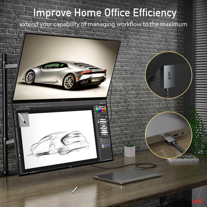 USB-C to DisplayPort Cable 8K | DISPLAY Superior