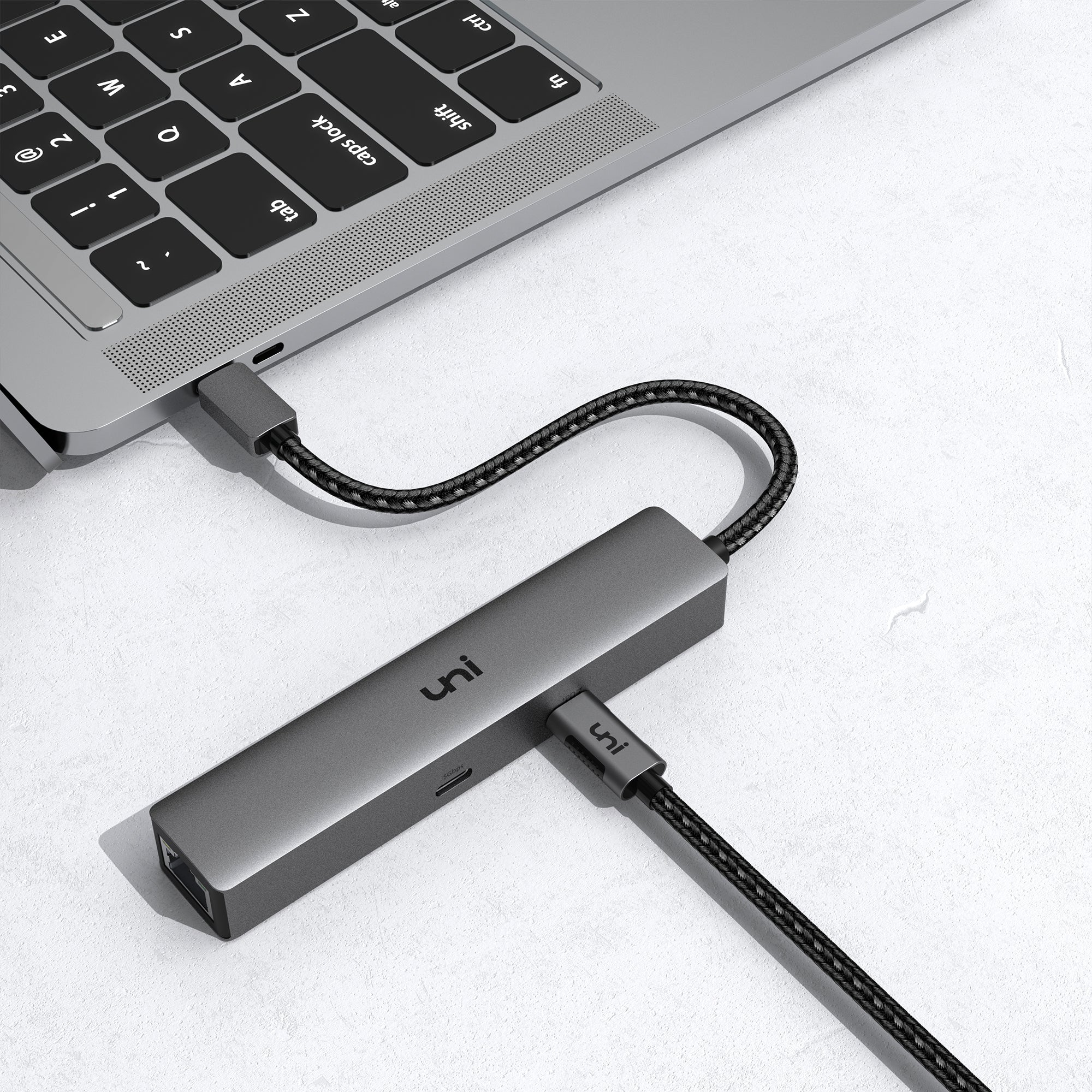 Hub USB GENERIQUE CABLING® Adaptateur USB C 3.1 Type C (USB-C) vers RJ45  Gigabit Ethernet Lan Réseau pour New MacBook, Chromebook Pixel, Linux,  MacOS, et des appareils