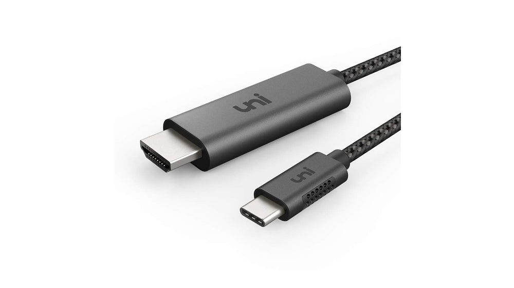Cable USB C a HDMI de 6 pies, [USB 3.1 tipo C a HDMI 4K, alta velocidad],  cable USB tipo C a HDMI para oficina en casa, [compatible con Thunderbolt  3]