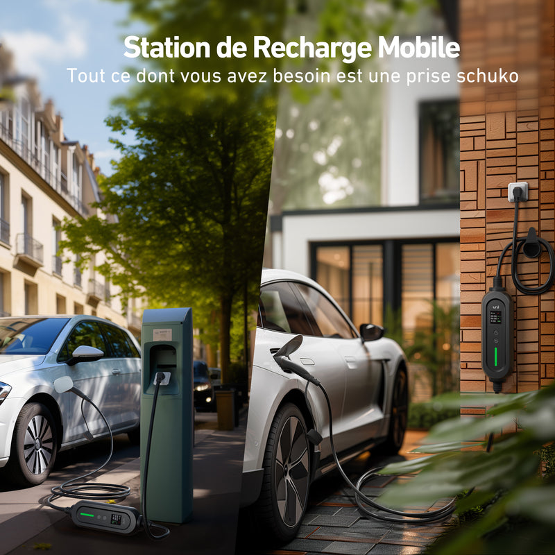 uni Type 2 Câble de charge 3,68 kW, monophasé | 6-16 A
