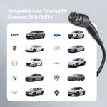 uni Type 2 Câble de charge 3,68 kW, monophasé | 6-16 A