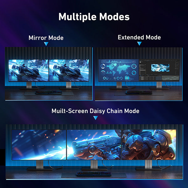 DisplayPort to DisplayPort Cable 16K@60Hz | DISPLAY