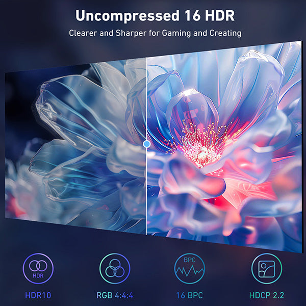 DisplayPort to DisplayPort Cable 16K@60Hz | DISPLAY