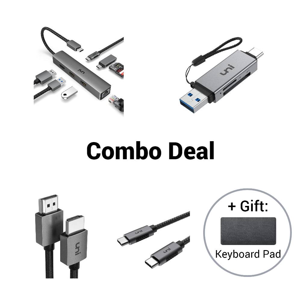 StudieSmart Kit | USB-C, HDMI, SD, opladen + Comfortpad
