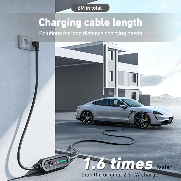 uni Type 2 Charging Cable 3.68 kW, Single Phase | 6-16 A