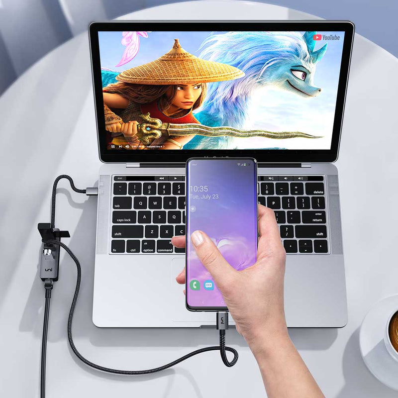 USB C Hub with 4 ports more options | uni