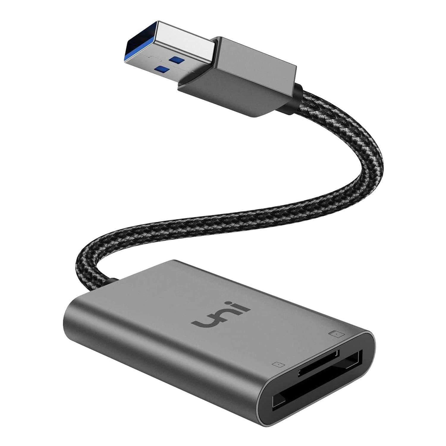 uni® Card Reader, USB to Card Adapter, TF | Aluminum