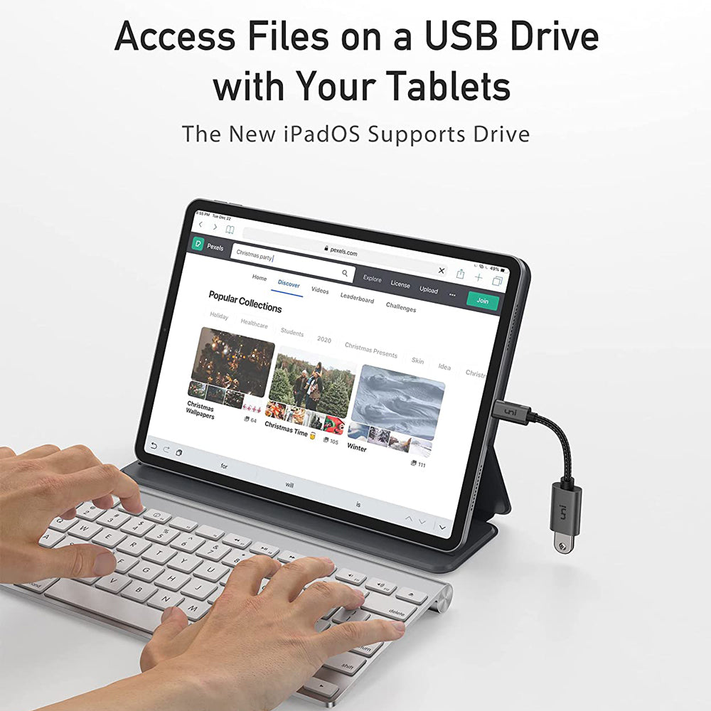 Works with Newest iPadOS for external USB sticks | uni