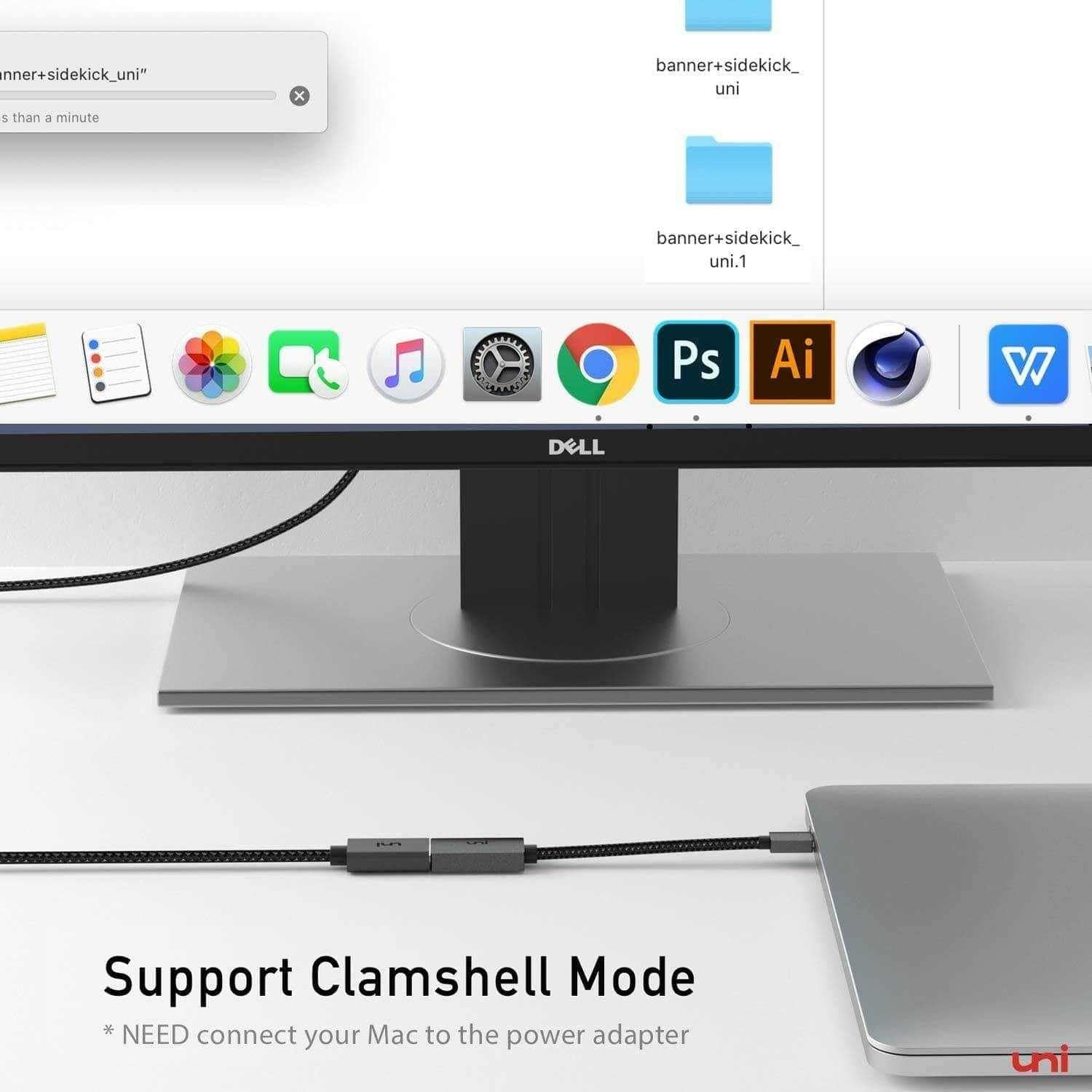 HDMI Adapter cable with Clamshell Mode | uni