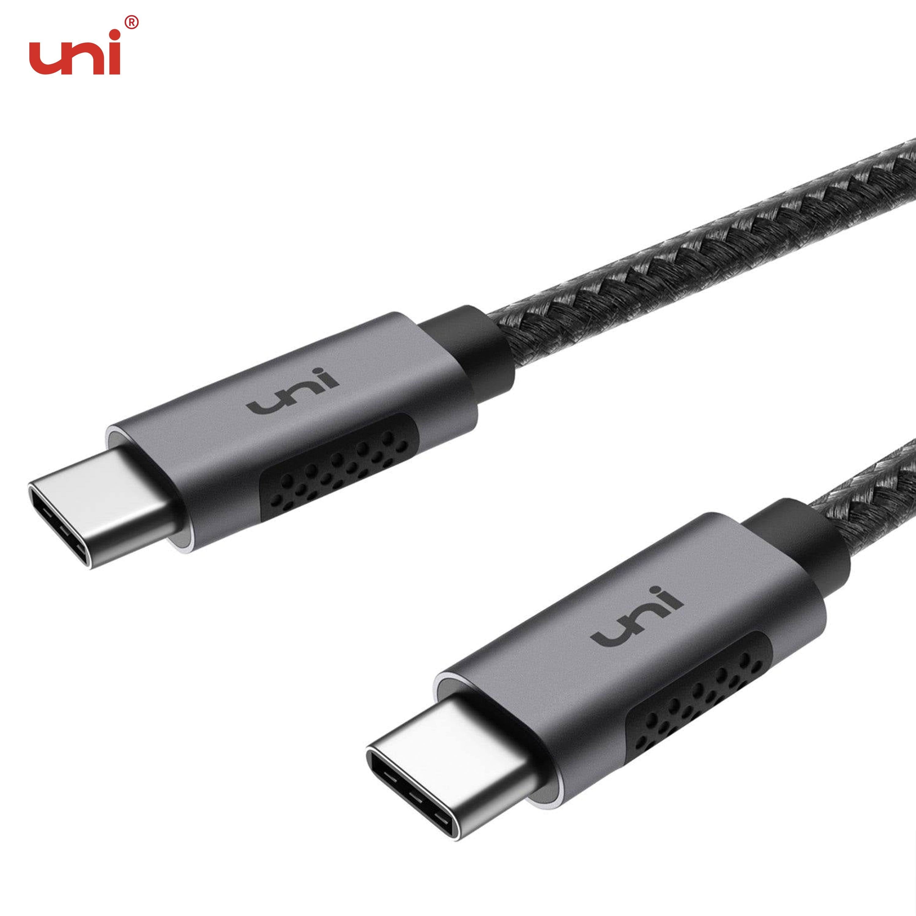 Blikkenslager Sæson Render uni® USB C Fast Charging Cable, 100W 5A Cable, Extra Durable