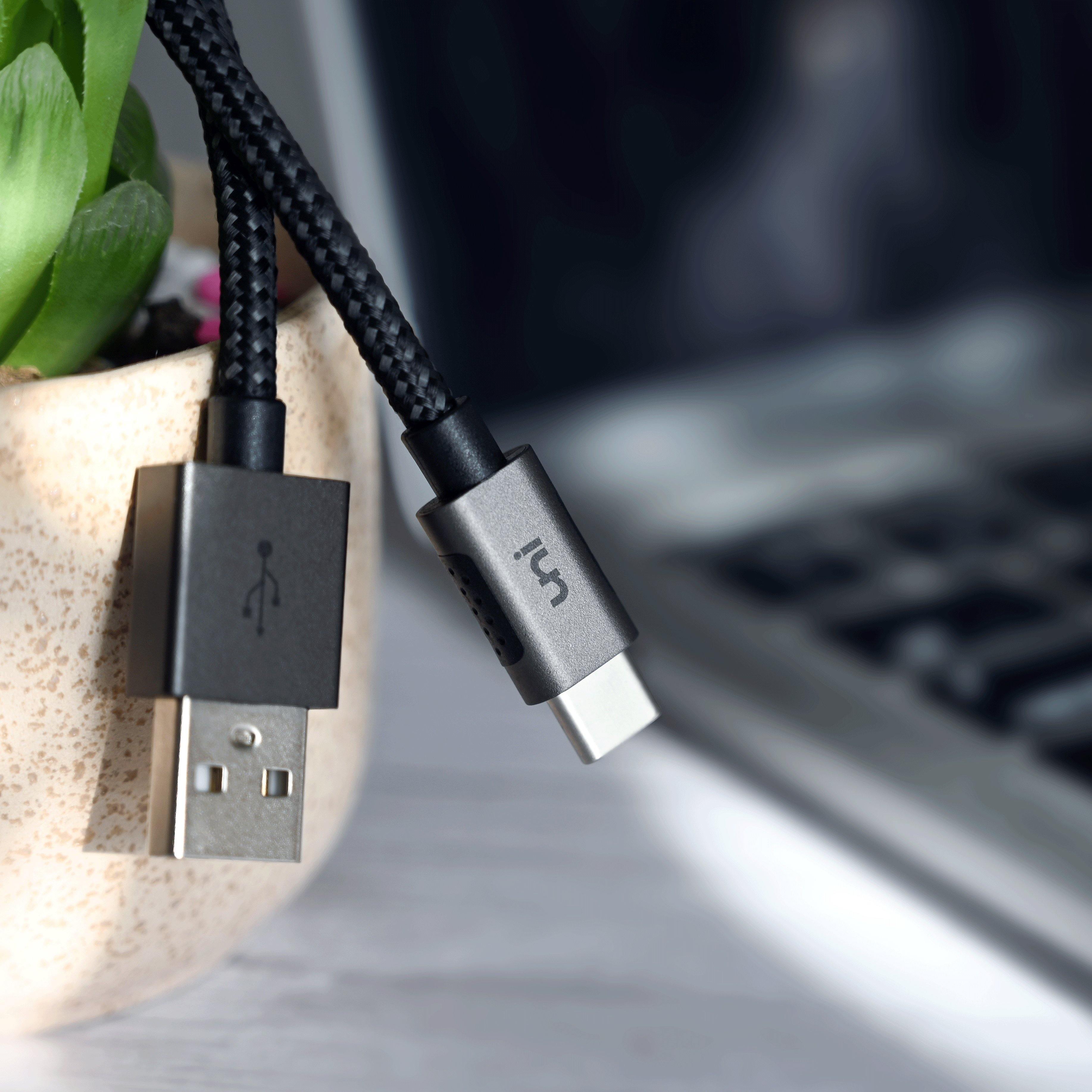Cable de carga rápida uni® USB C, compatible universal